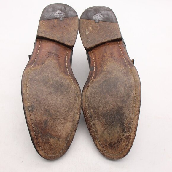 Bally of Switzerland Takar Men\'s Size 8.5 D Dress Monk Strap Black Leather Shoes main image 5
